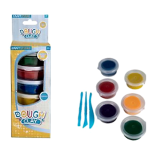 Play Dough 6 x 55g Tubs and Accessory